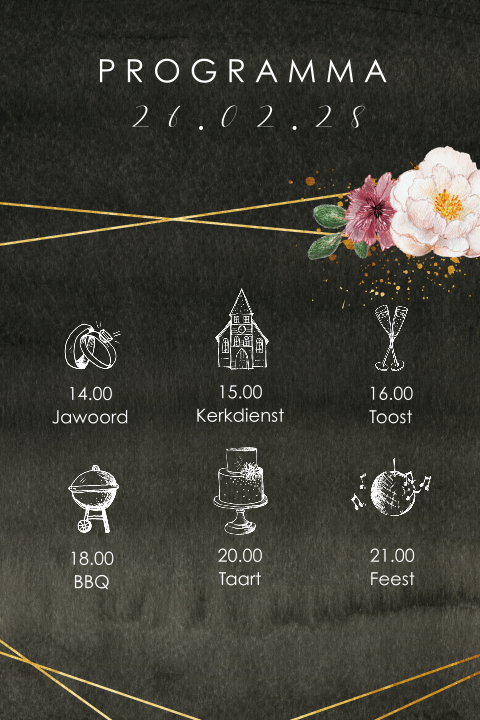 Programma moody geometrisch flower