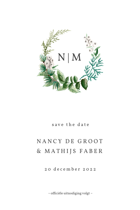 Save the date Winterkrans