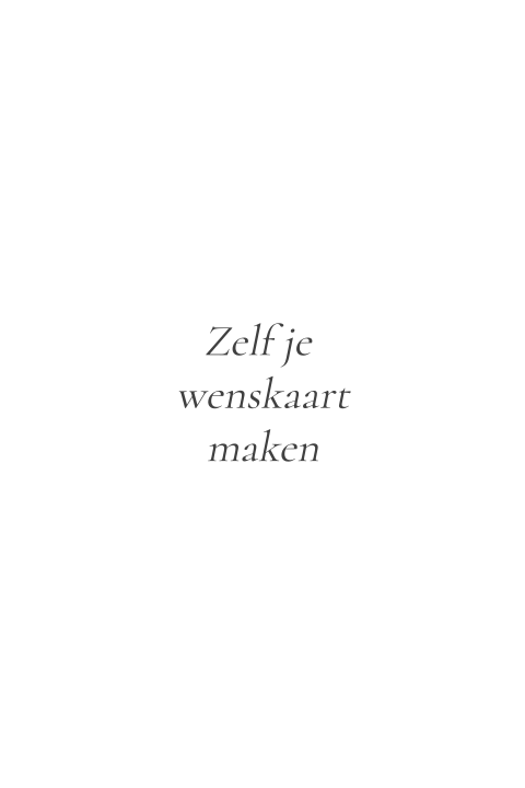 wenskaart maken - staand dubbel