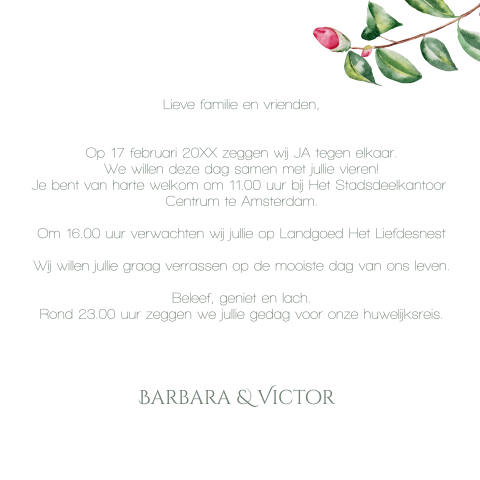 Kaart binnenkant