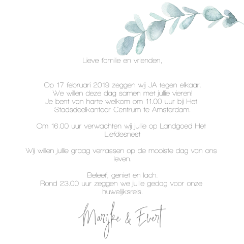 Kaart binnenkant