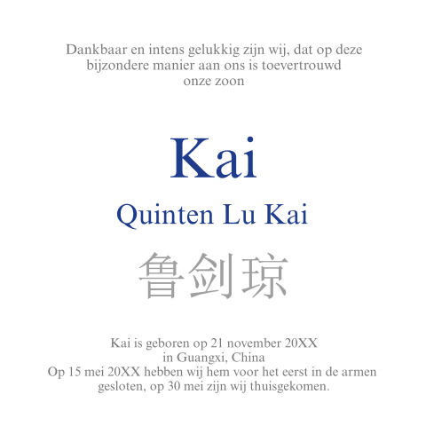 Kaart binnenkant