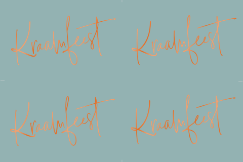 DIY kraamfeest kaartje met foliedruk zelf snijden