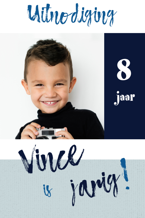 Feest! Uitnodiging voor een verjaardagsfeest
