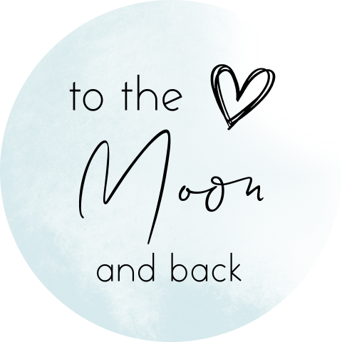 Sluitzegel unisex to the moon and back