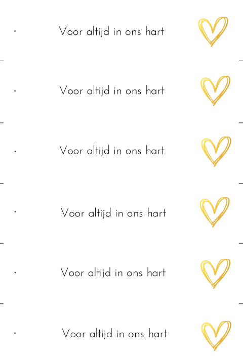 DIY kaart enkel om zelf labels te maken