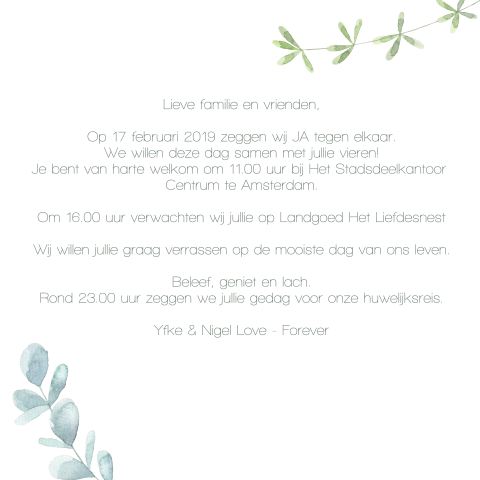 Kaart binnenkant