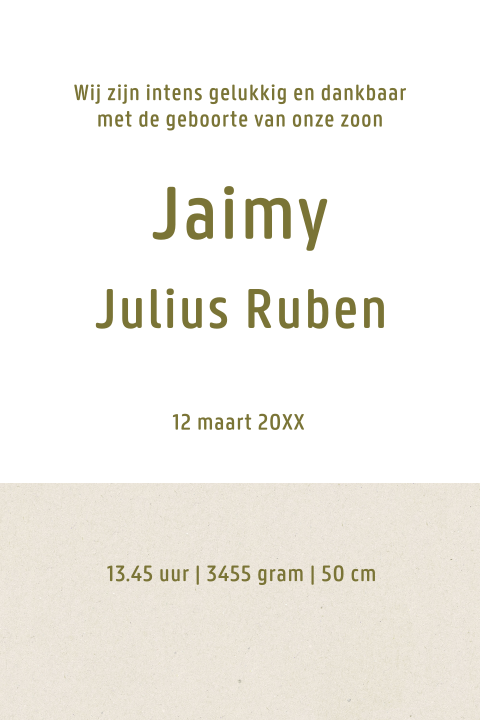 Kaart binnenkant