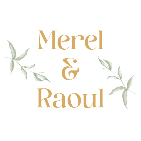 Leuke sluitsticker bij je trouwkaart met jullie namen en takjes