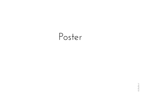 poster liggend blanco