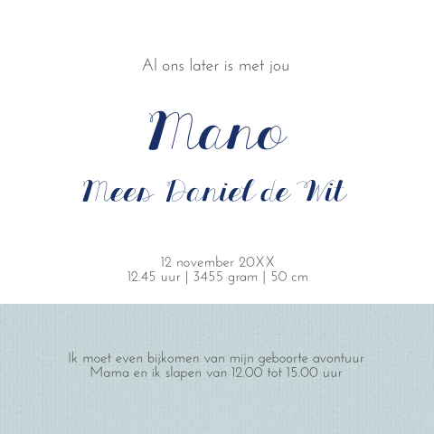 Kaart binnenkant