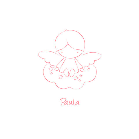 Mooi rouwkaartje voor baby en kind met engeltje op wolk