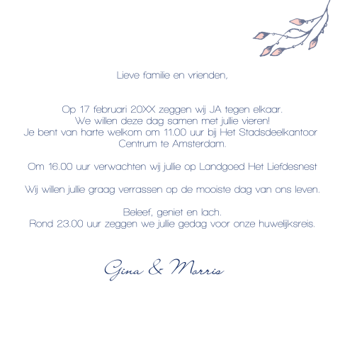 Kaart binnenkant