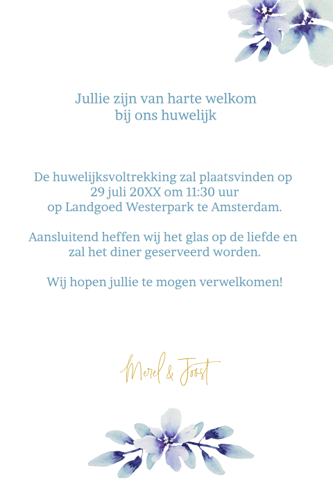 Kaart binnenkant