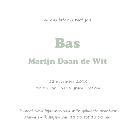 Kaart binnenkant