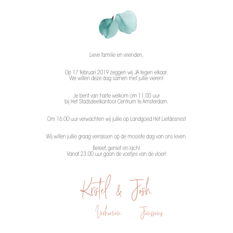 Kaart binnenkant