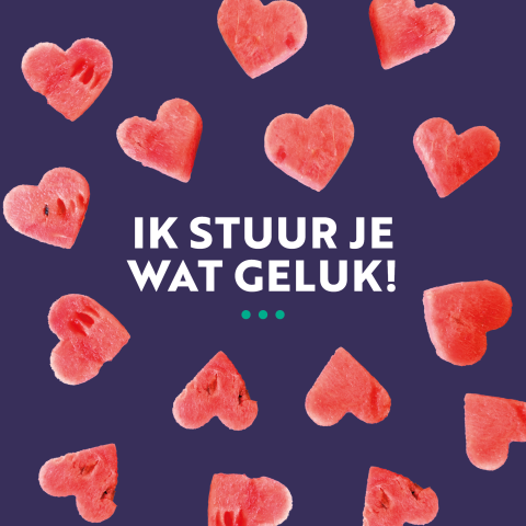 Wenskaart Hutten ik stuur je geluk
