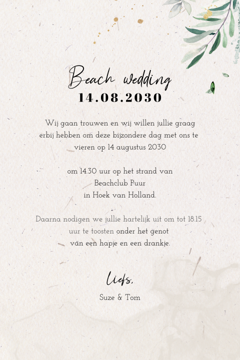 Kaart binnenkant