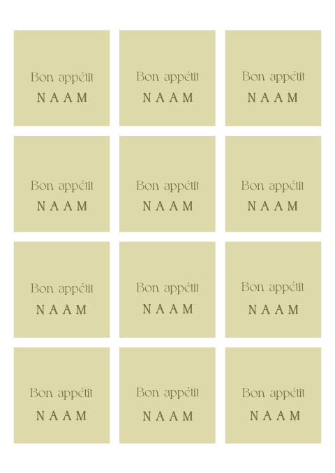 Naamkaartjes bruiloft