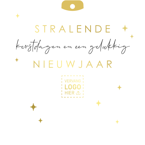 Kerstkaart voor mondzorg tandarts in unieke vorm