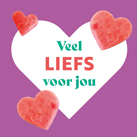 Wenskaart Hutten veel liefs