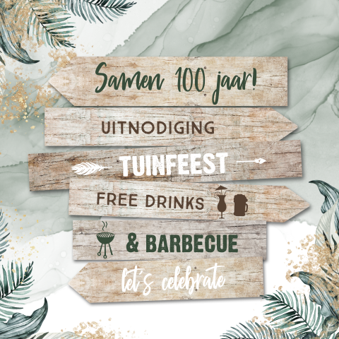Zomer tuinfeest uitnodiging samen feest geven met bbq