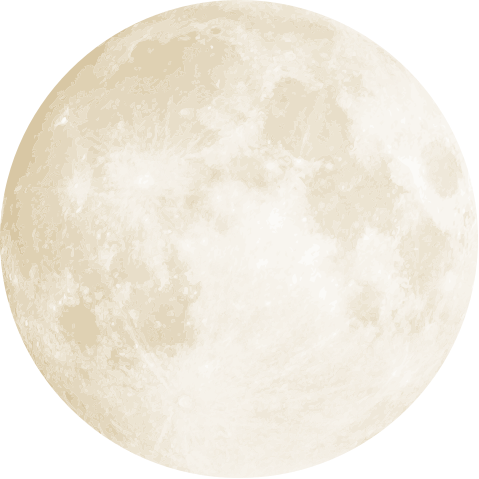 Maan muurcirkel interieurtrend Dreamy Beige