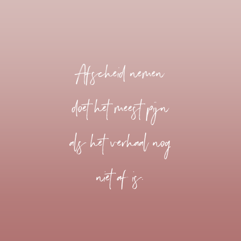 Condoleance kaart met kleuroverloop en gedicht