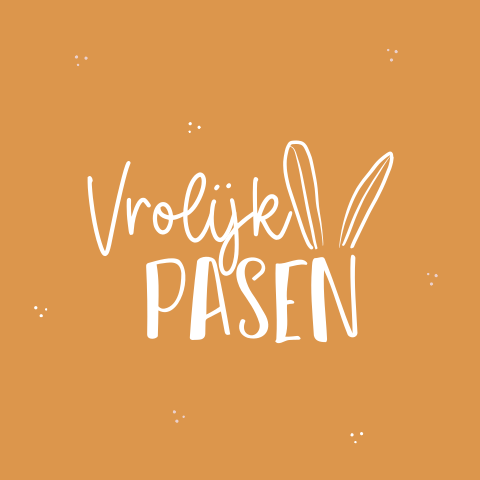 Vrolijke paaskaart