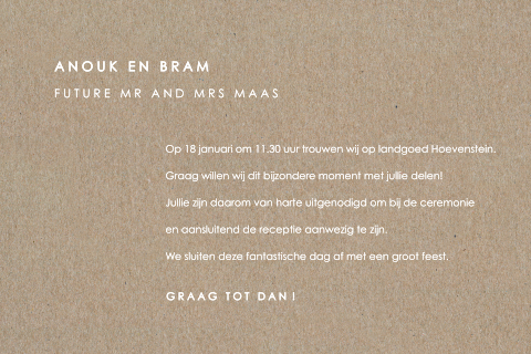 Kaart binnenkant