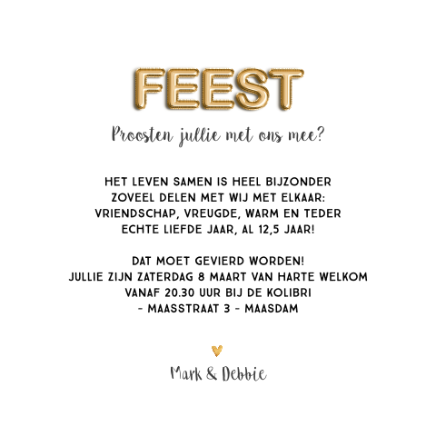 Kaart binnenkant