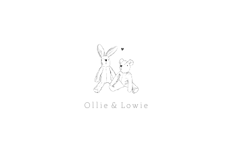 Tweeling geboortekaartje met illustratie knuffel konijn en beertje