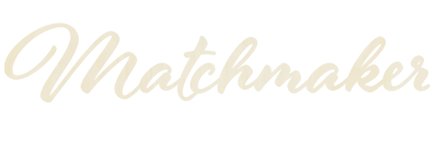 Stoeldecoratie voor bruiloft uitgesneden hout "Matchmaker"