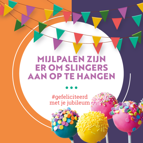 Wenskaart Hutten mijlpaal