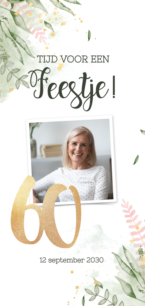 Uitnodiging verjaardag botanisch