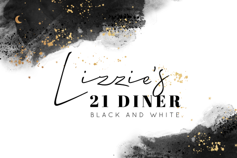 Originele 21 diner uitnodiging met watercolor en spetters