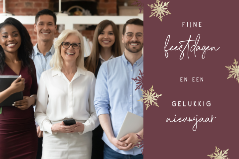 Stijlvolle zakelijke kerstkaart