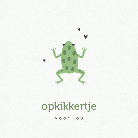 Leuk beterschapskaartje met opkikkertje
