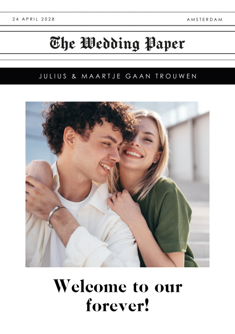 Trouwmagazine maken bruiloft