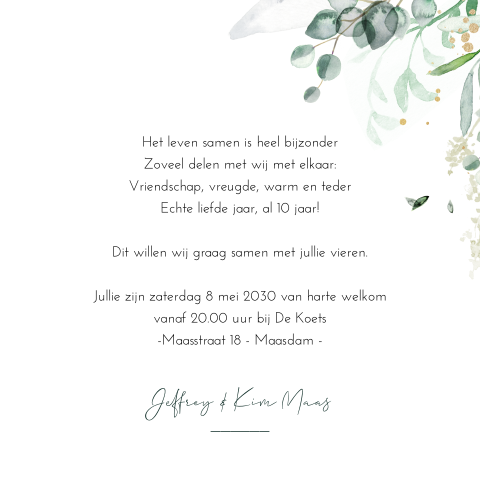 Kaart binnenkant