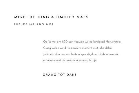 Kaart binnenkant