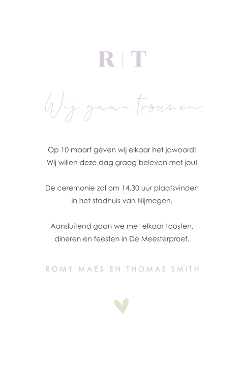 Kaart binnenkant