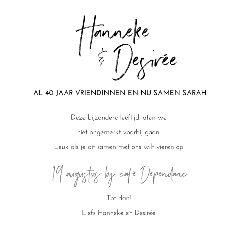 Kaart binnenkant