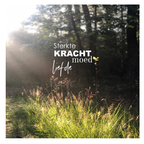 Deelneming kaart stijlvol met thema natuur