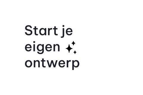 Trouwkaart zelf maken abstracte vorm liggend
