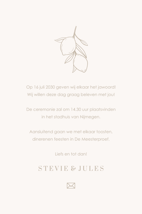 Kaart binnenkant