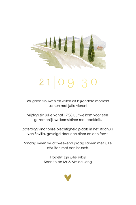 Kaart binnenkant