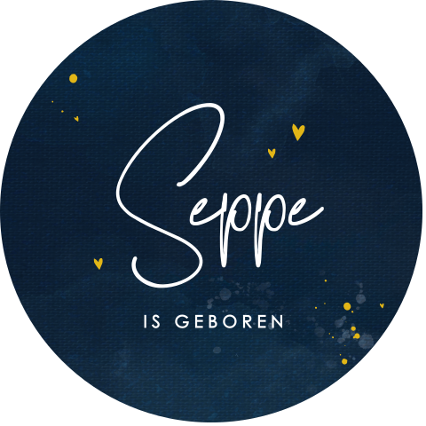 Stoere raamsticker met spetters 60 cm