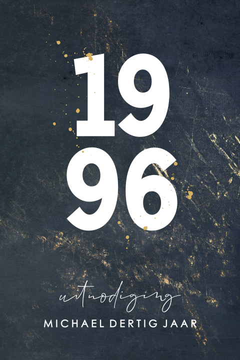 Verjaardag uitnodiging dertig jaar