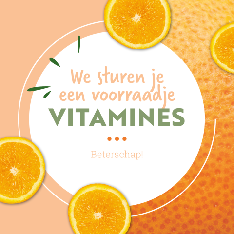 Wenskaart Hutten vitamines